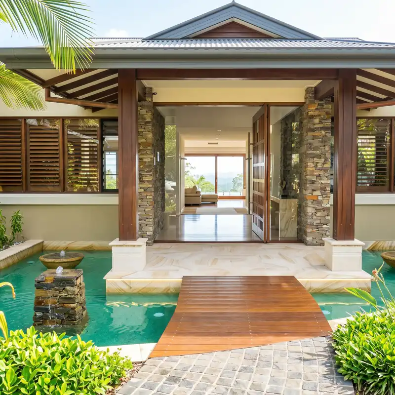 Water feature design on the Sunshine Coast