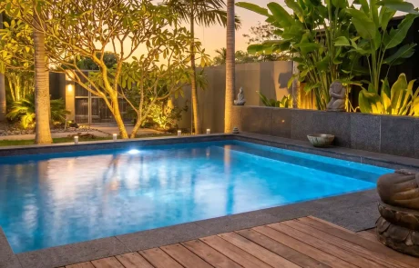 Luxury plunge pool in a Sunshine Coast backyard by Monsoon Pools